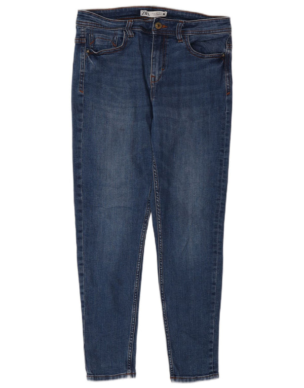 Zara Womens Skinny Jeans EU 40 Medium W30 L27 Blue Cotton