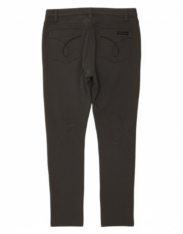 Pantaloni jegging Calvin Klein pentru femei US 8 Medium W30 L28 bumbac gri