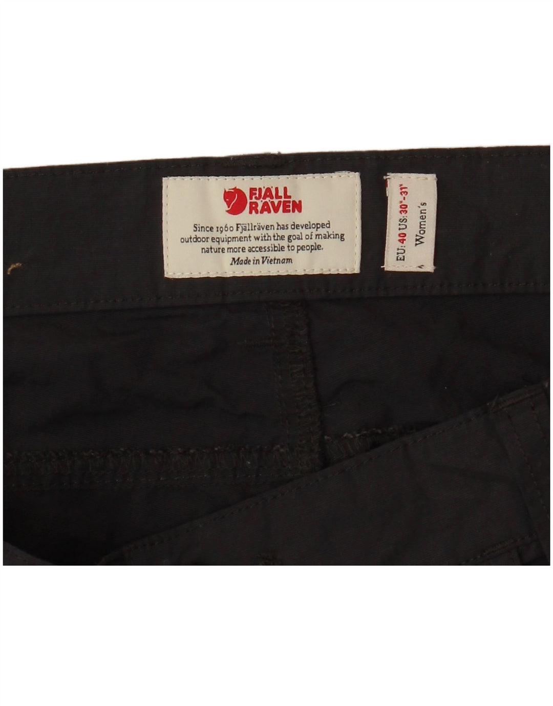 Pantaloni scurti cargo pentru femei FJALL RAVEN EU 40 Medium W31 Negru