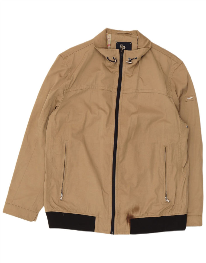 Jachetă bomber pentru bărbați Pierre Cardin IT 54 2XL poliester bej
