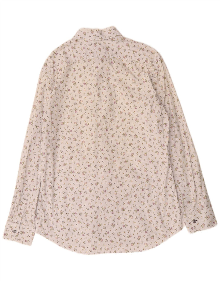 Cămașă pentru bărbați Paul Smith Mărimea 43 17 XL Alb Floral