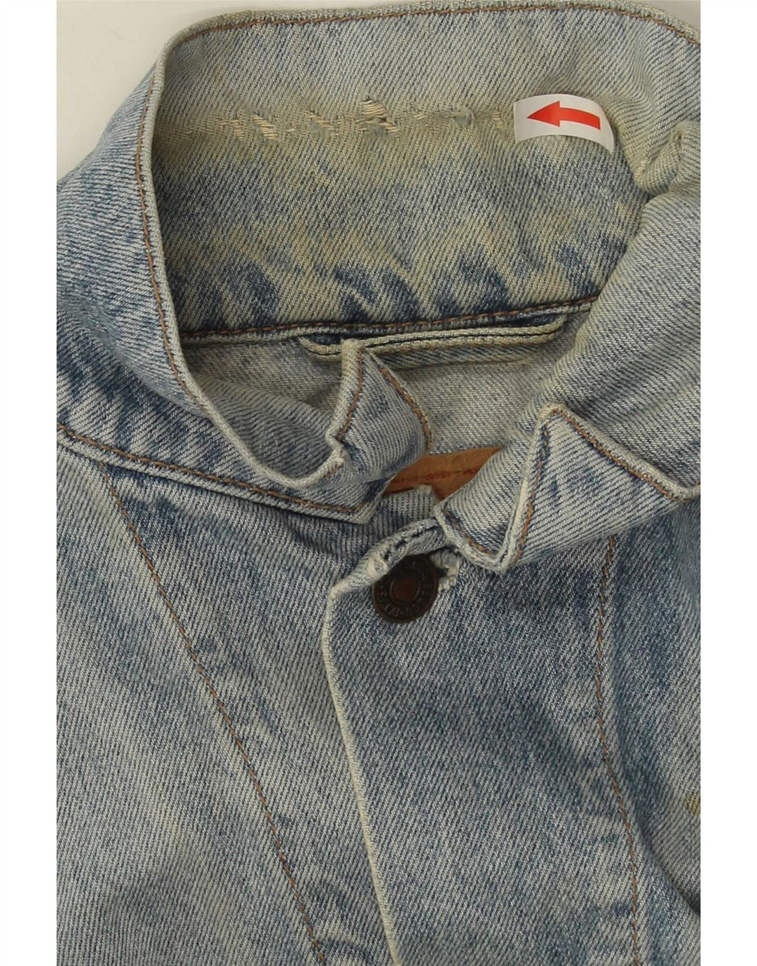 Jachetă de blugi pentru bărbați Levi's UK 38, bumbac albastru mediu