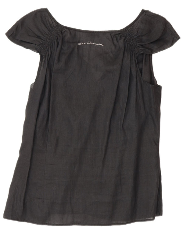 Bluză de damă Calvin Klein Jeans Top UK 18 XL Negru