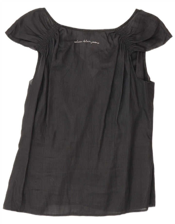 Bluză de damă Calvin Klein Jeans Top UK 18 XL Negru