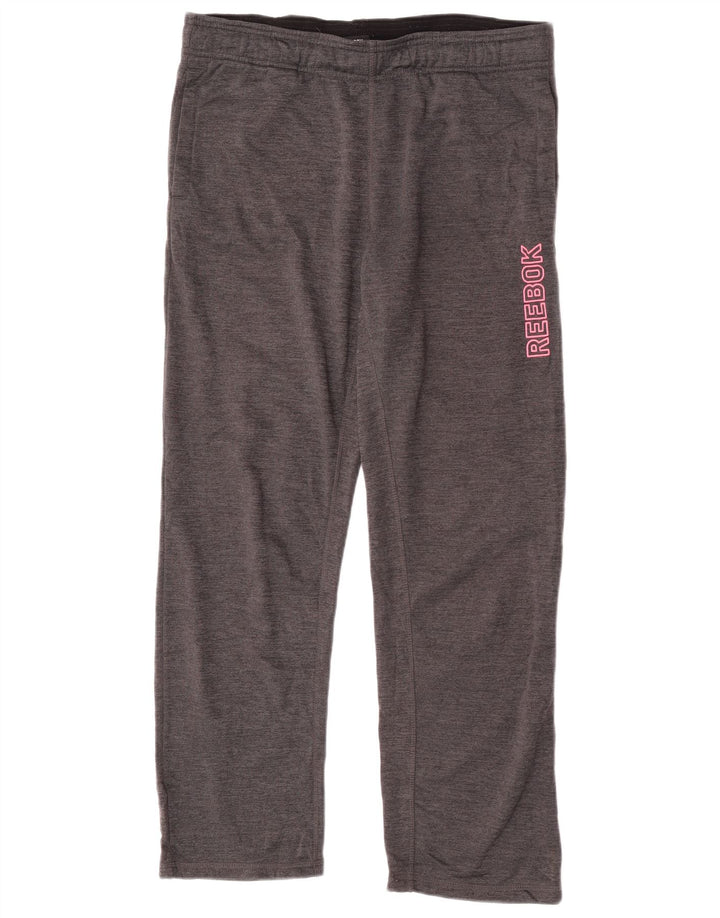 Pantaloni de trening Reebok pentru bărbați, gri mediu, poliester