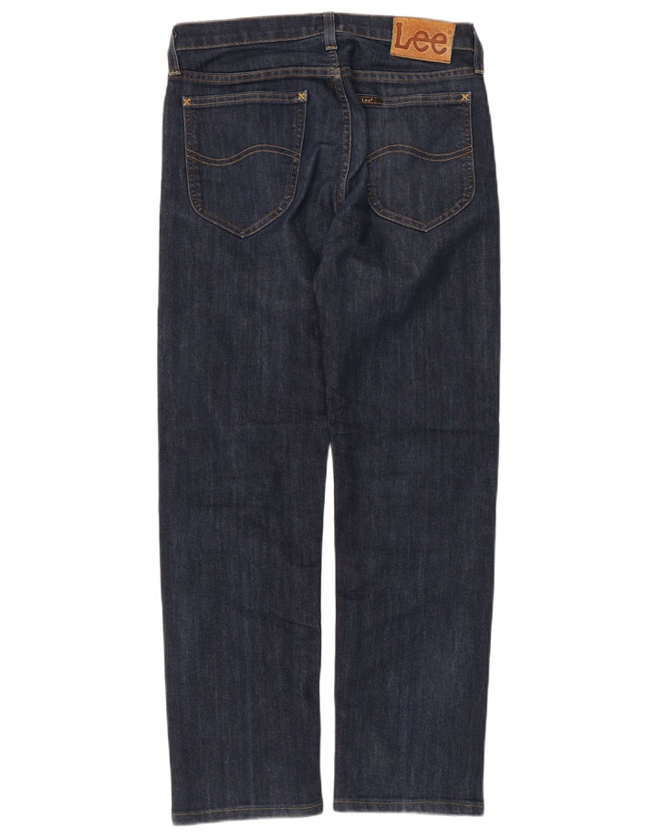 Blugi drepti pentru femei Lee W30 L28 bleumarin