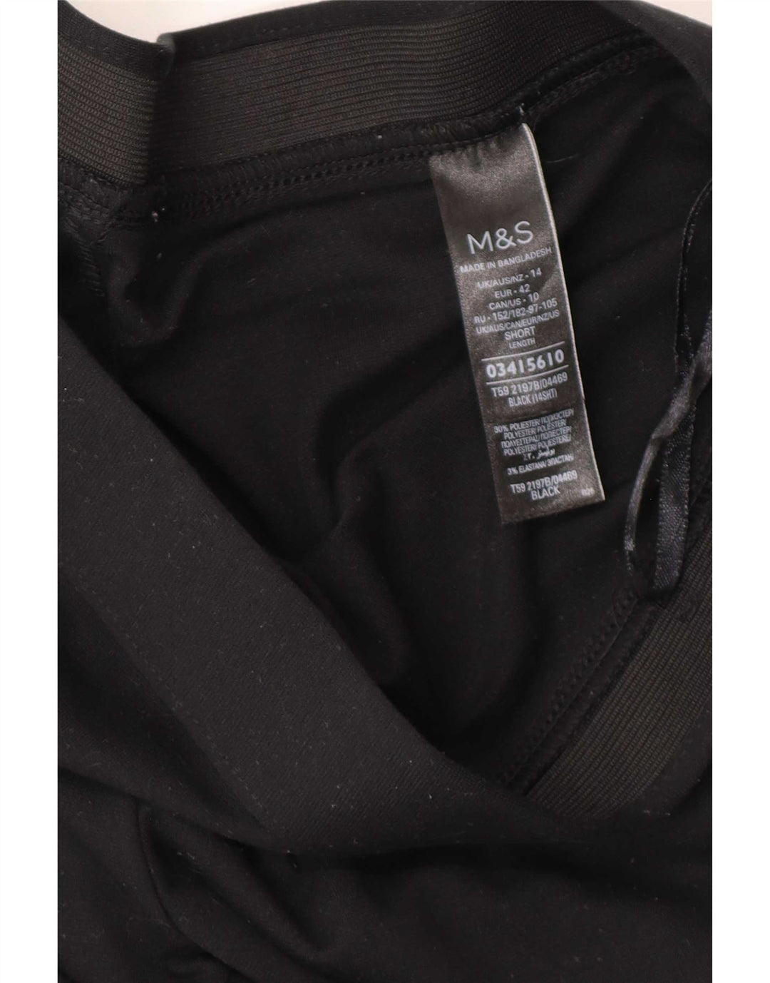 Pantaloni de trening pentru femei Marks & Spencer UK 14, mari, negru, viscoză