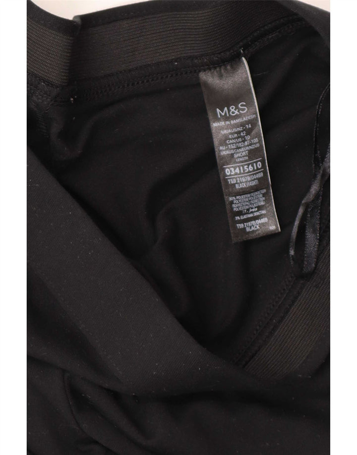Pantaloni de trening pentru femei Marks & Spencer UK 14, mari, negru, viscoză