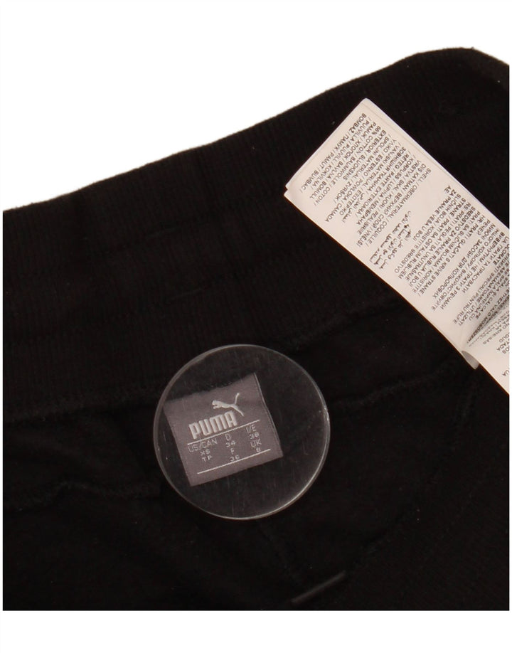 Pantaloni de trening Puma pentru femei Joggeri UK 8 Bumbac negru mic