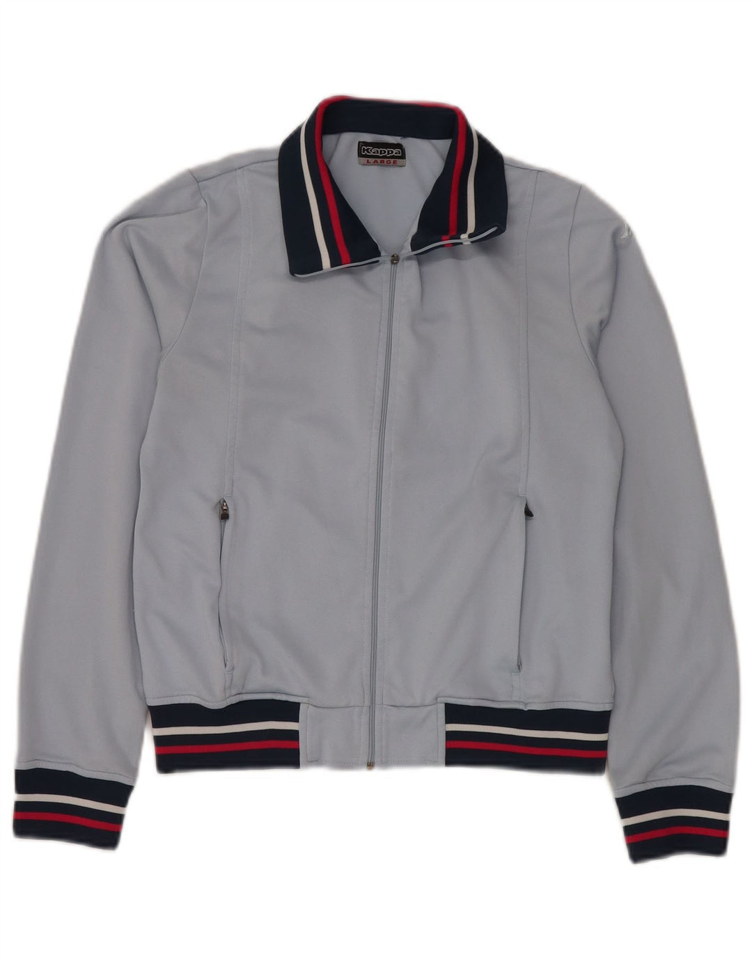 Jachetă de trening KAPPA pentru femei UK 14, mare, albastru, poliester