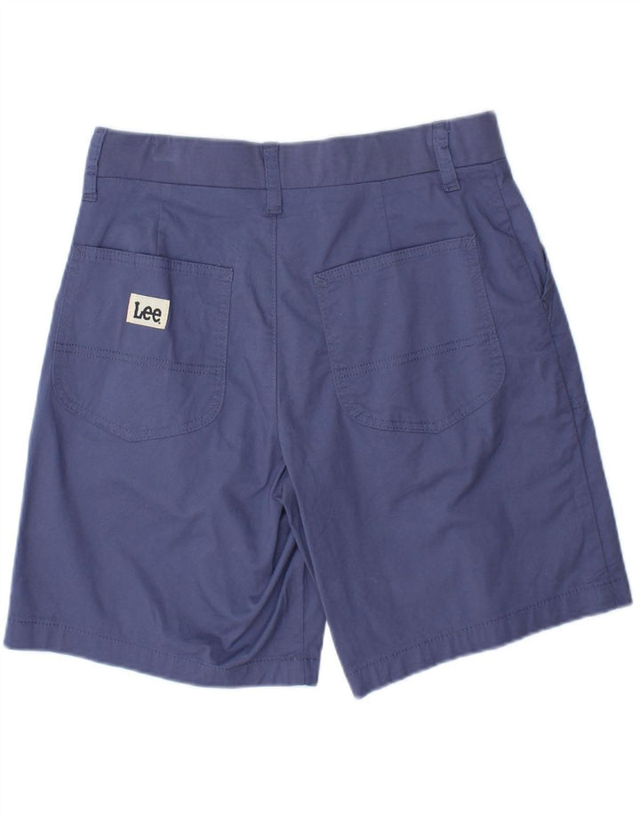 LEE Womens Chino Shorts US 6 Medium W30  Blue