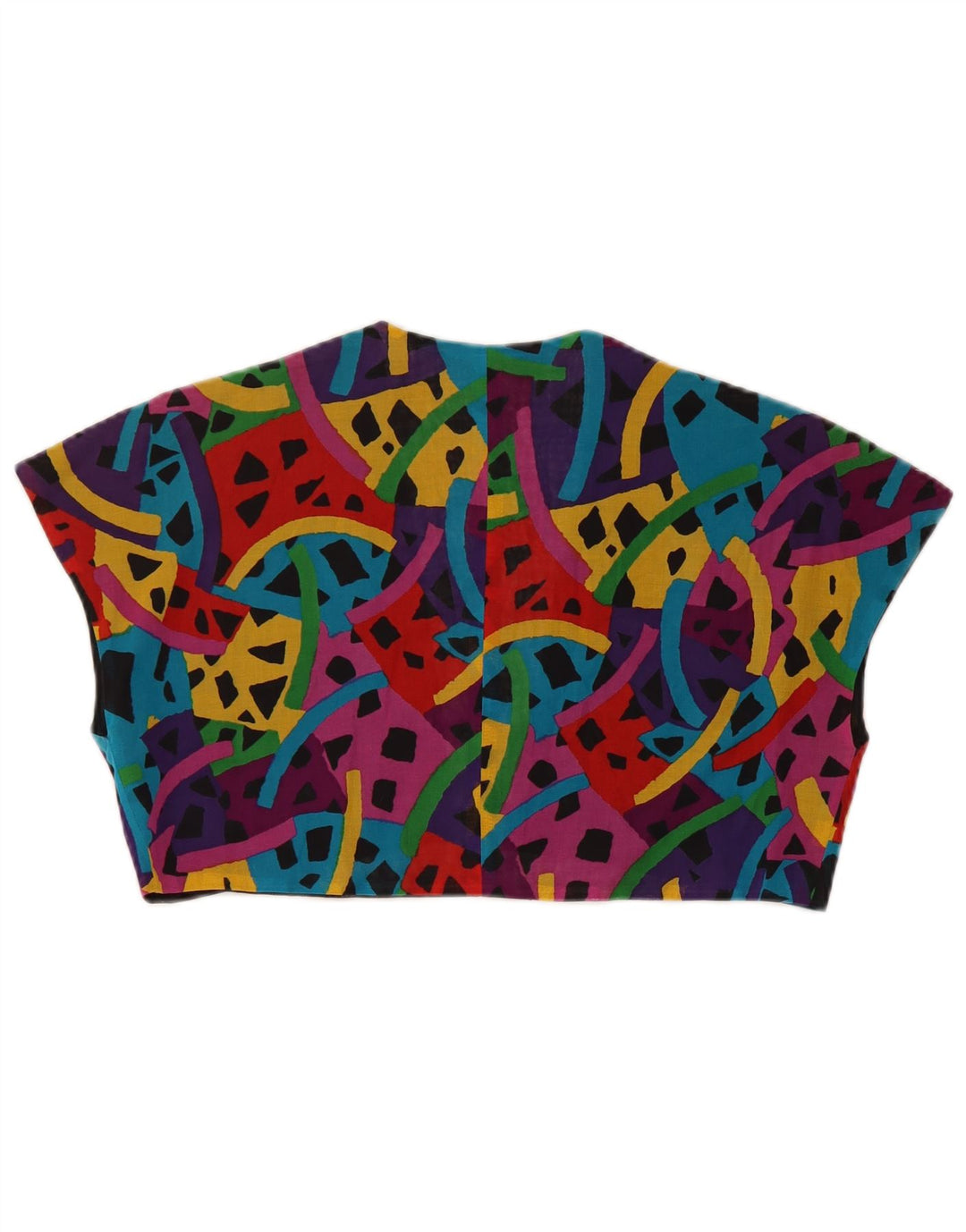 Top Bolero pentru femei VINTAGE UK 12 Mediu Multicolor Geometric