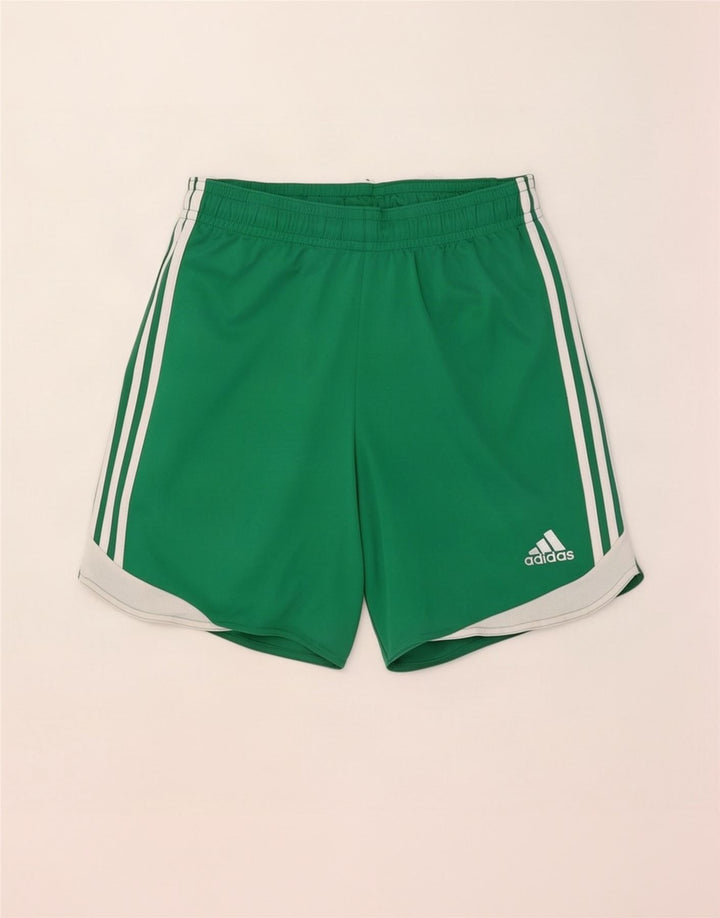 Pantaloni scurți sport pentru bărbați Adidas Climacool, poliester verde mediu