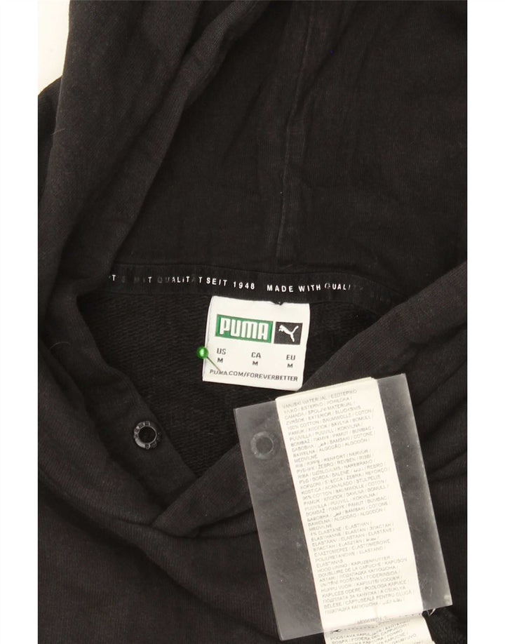 Pulover pentru bărbați Puma Graphic Hoodie, bumbac mediu negru
