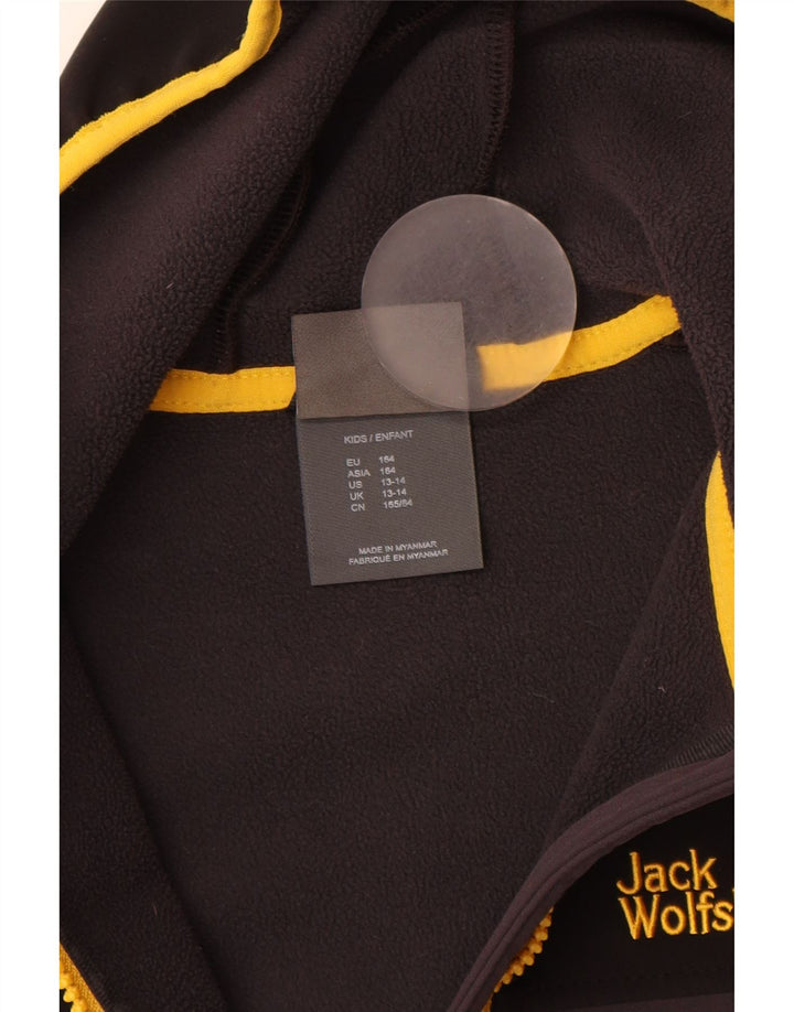Jack Wolfskin Jachetă Bomber cu grafică pentru băieți 13-14 ani, gri Colorblock