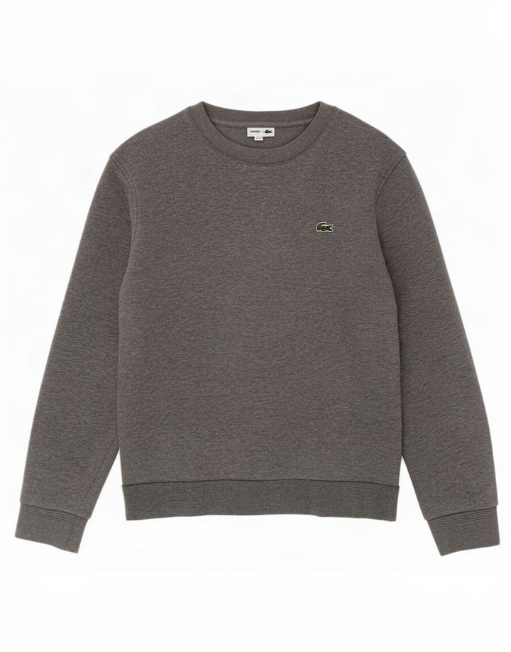 Pulover pentru bărbați Lacoste, mărimea 4, bumbac gri mediu