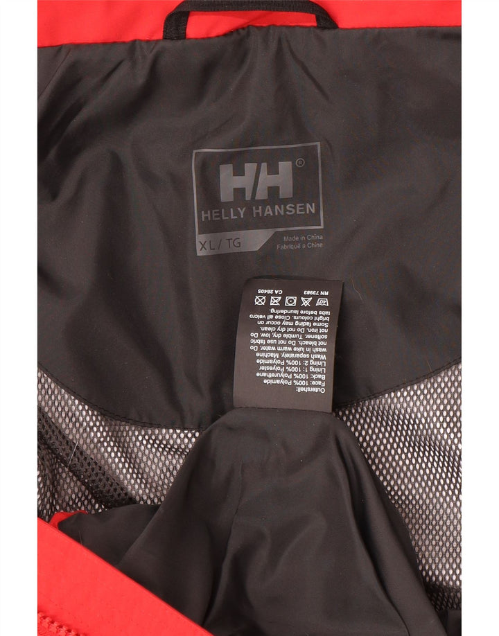 Jachetă de ploaie cu glugă pentru bărbați Helly Hansen UK 42 XL Poliamidă roșie
