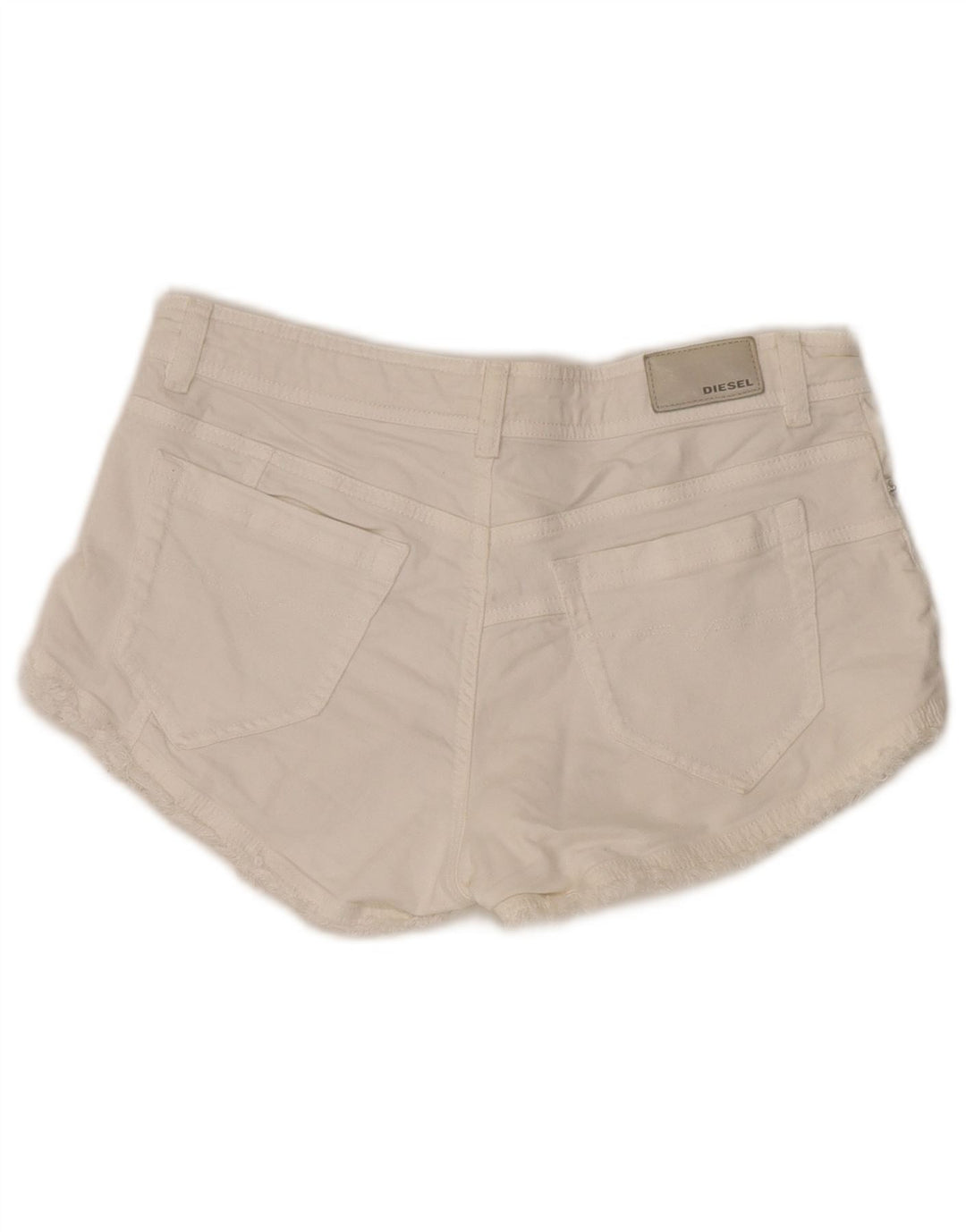 Pantaloni scurți din denim pentru femei Diesel W28 Medium White