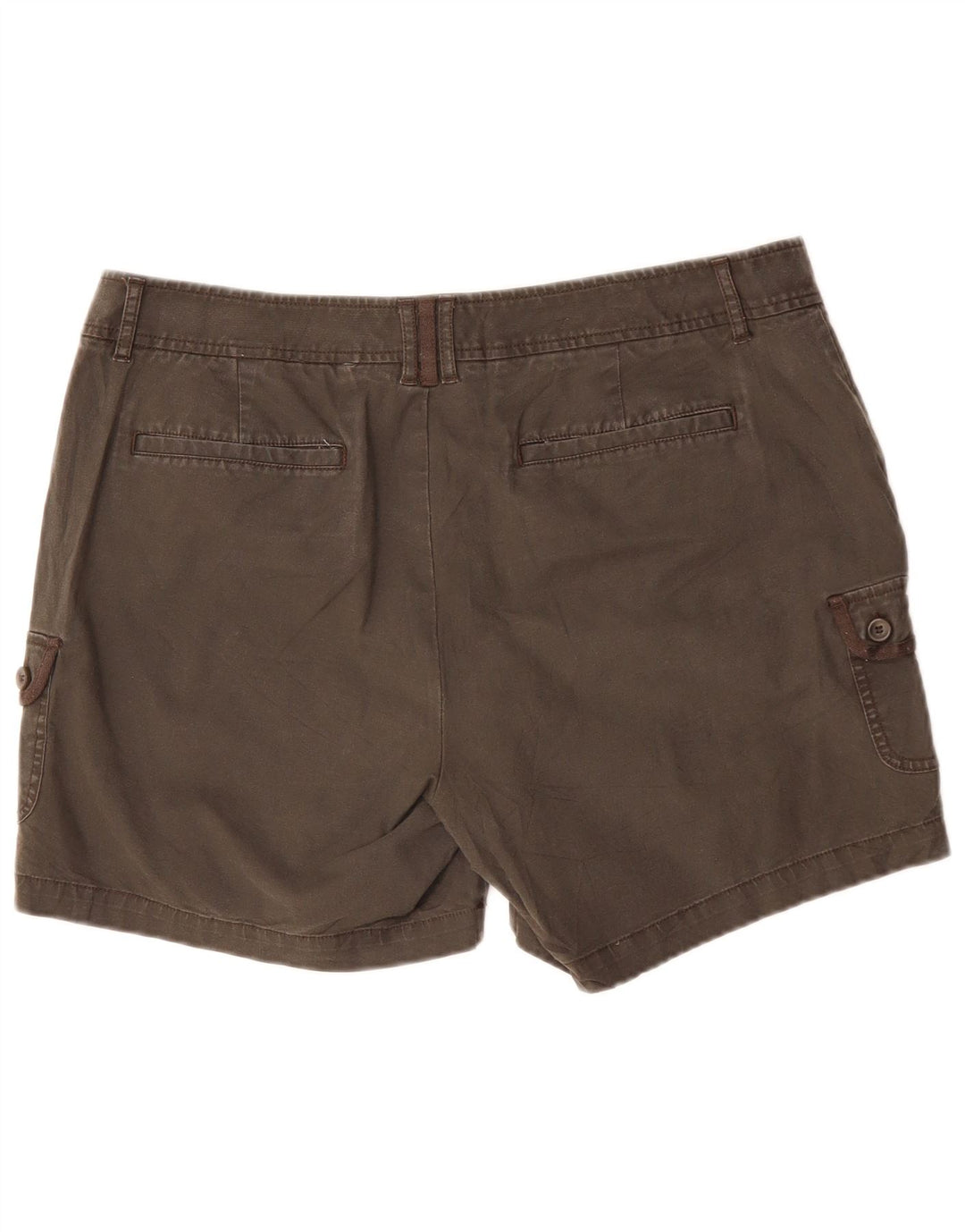 Pantaloni scurti cargo DOCKERS pentru femei US 16 2XL W38 bumbac gri