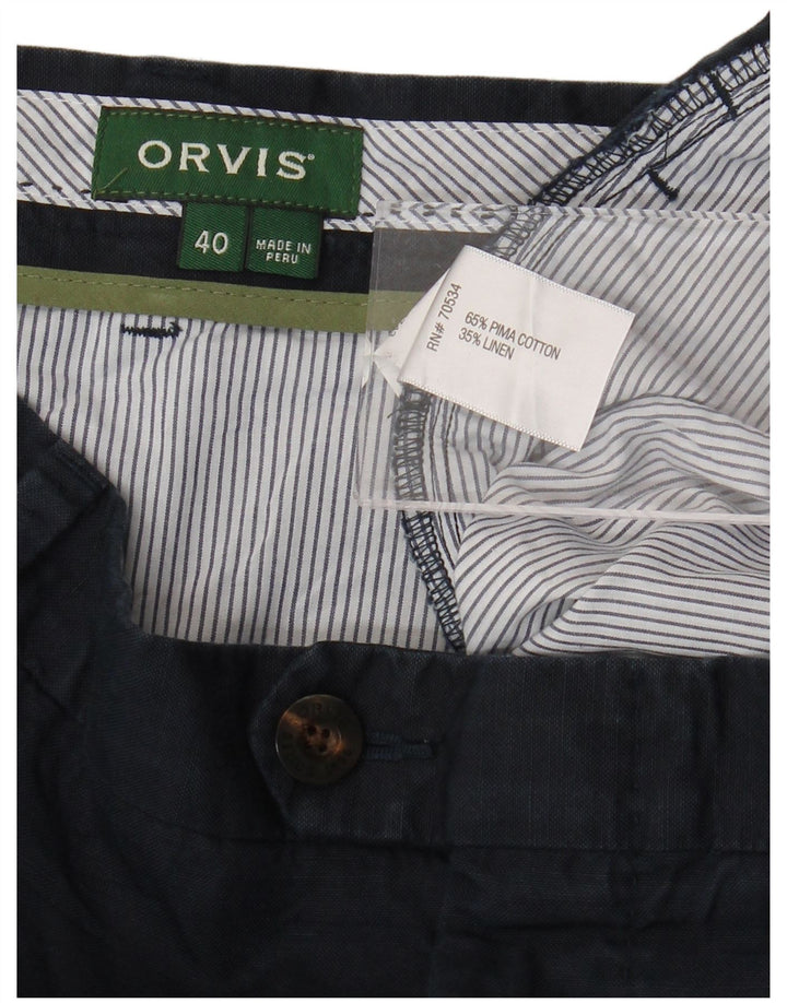 Pantaloni scurți chino pentru bărbați ORVIS W40 XL, bumbac bleumarin