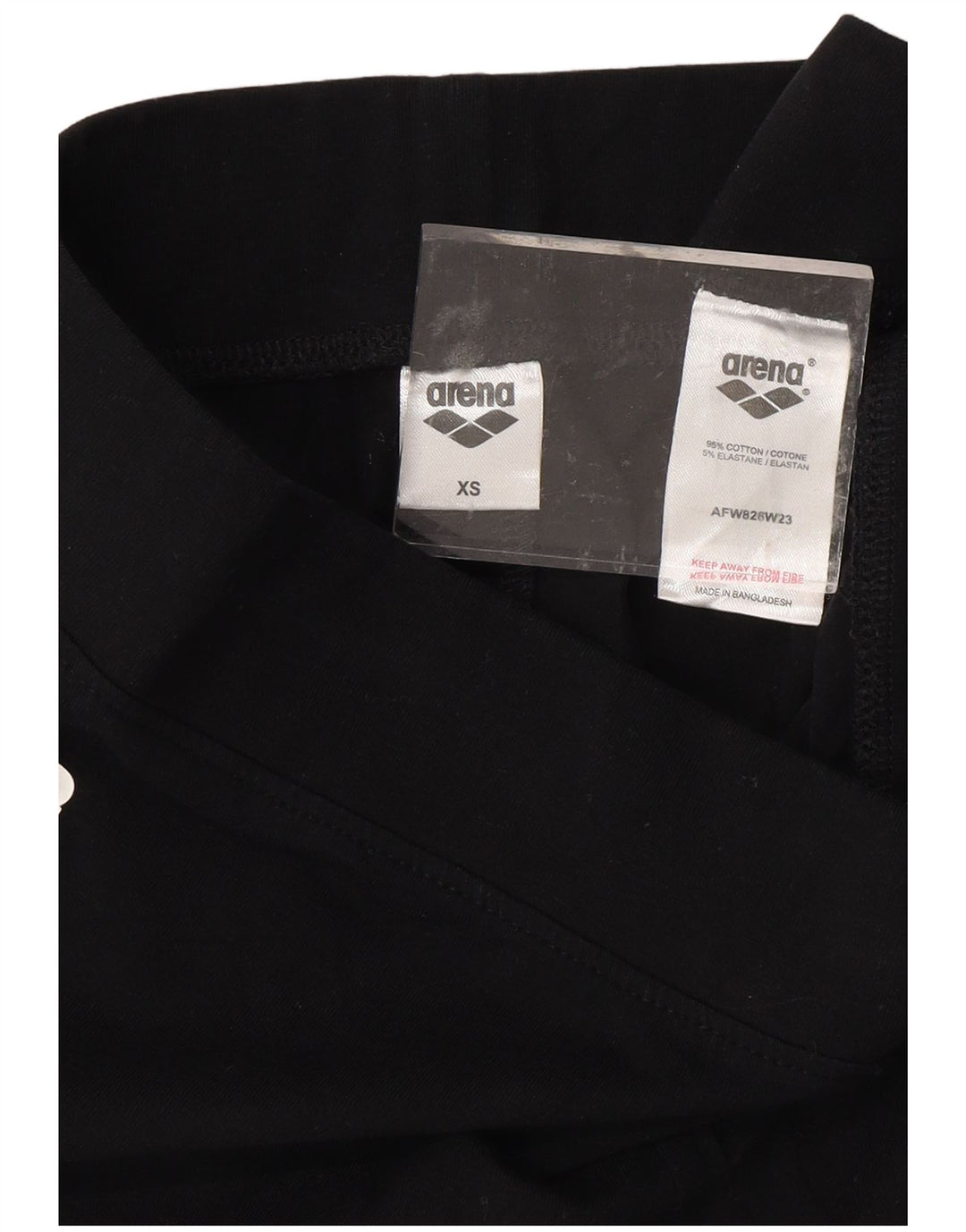 ARENA Leggings cu grafic pentru femei UK 6 XS bumbac negru