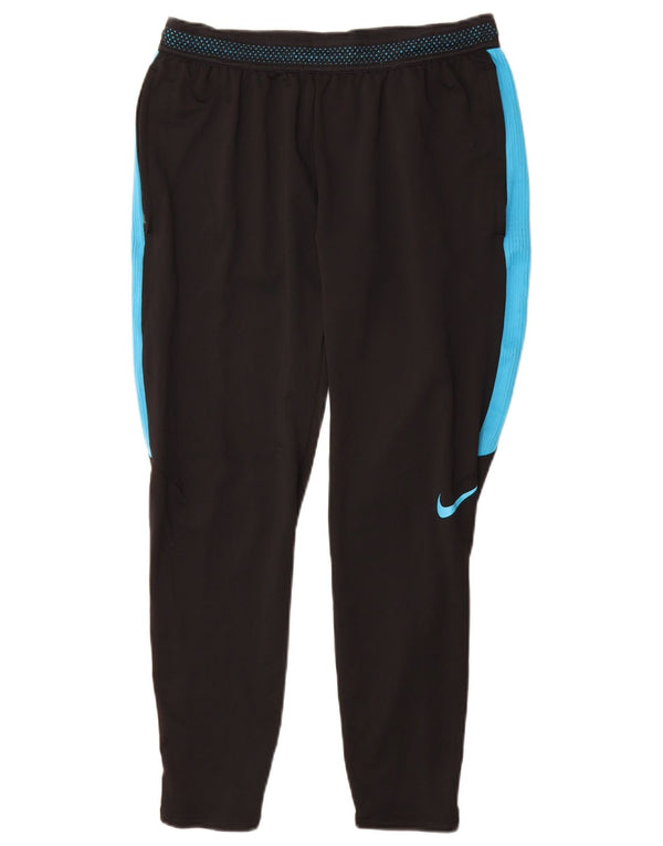 Pantaloni de trening Nike Dri Fit pentru femei UK 14 Medium Black Colorblock