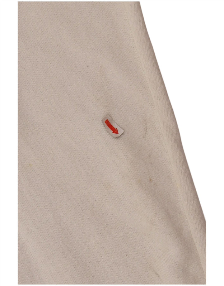 TULTEX Pulover cu grafic pentru femei UK 16 Bumbac alb mare