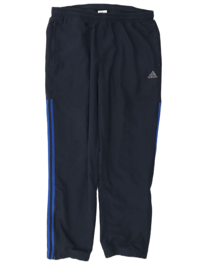 Pantaloni de trening pentru bărbați Adidas Pantaloni de jogging mari, bleumarin, poliester