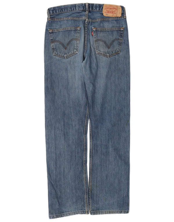 Blugi drepti pentru bărbați Levi's 501 W33 L36 Bumbac albastru