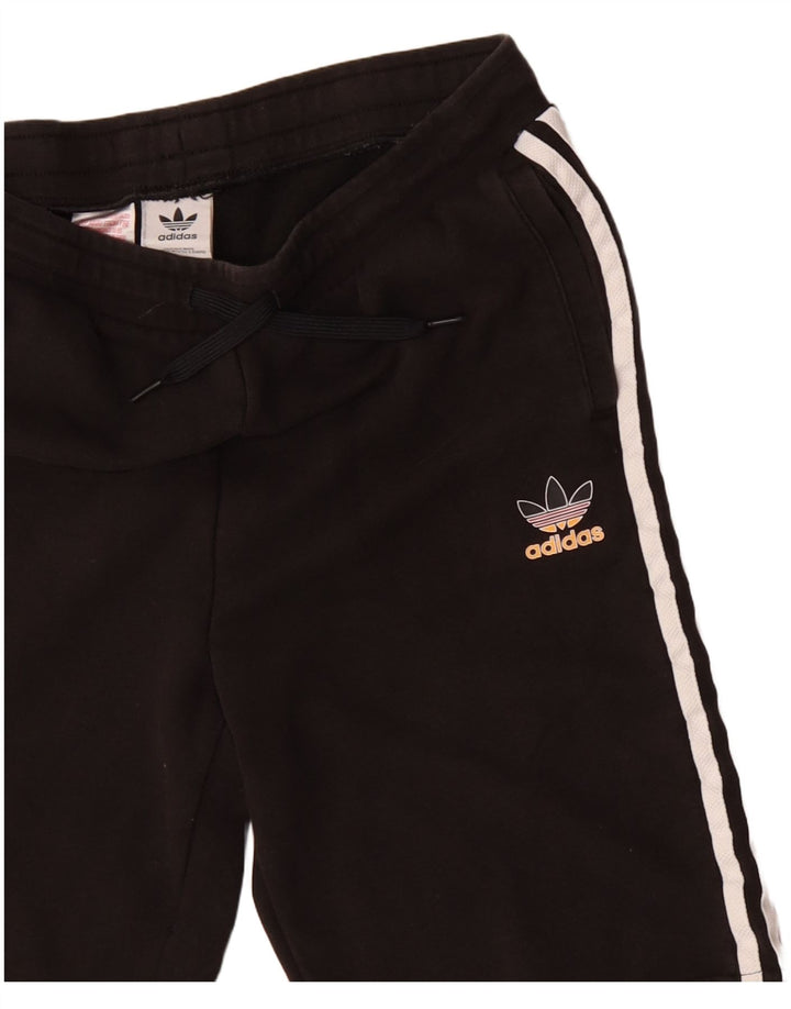 Pantaloni scurți sport pentru bărbați Adidas, bumbac mediu negru
