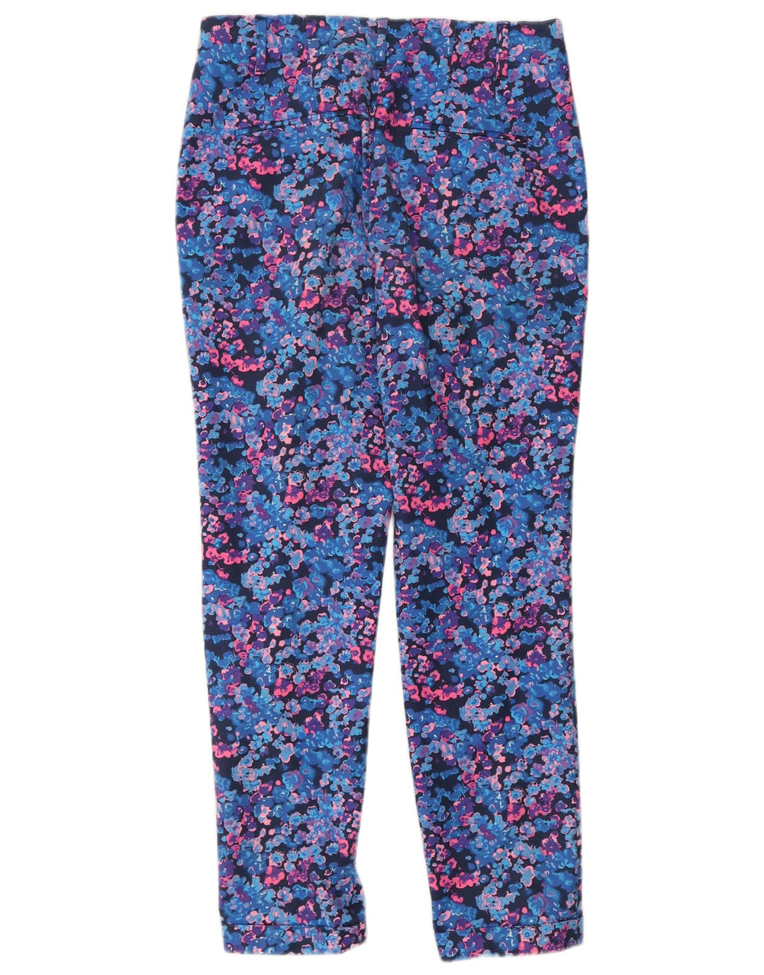 BODEN Pantaloni chino subțiri pentru femei UK 12 Medium L30 L28 Multicolori Floral