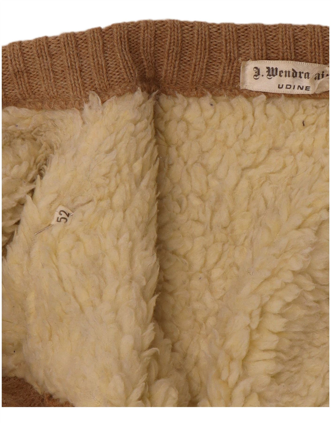 Pulover Vintage pentru bărbați Sherpa Cardigan IT 52 Large Beige