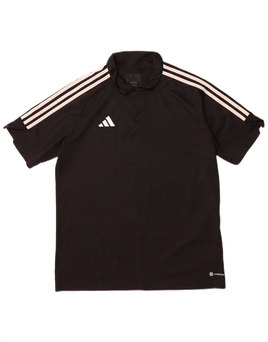 Tricou polo ADIDAS Aeroready Regular Fit Poliester mediu negru