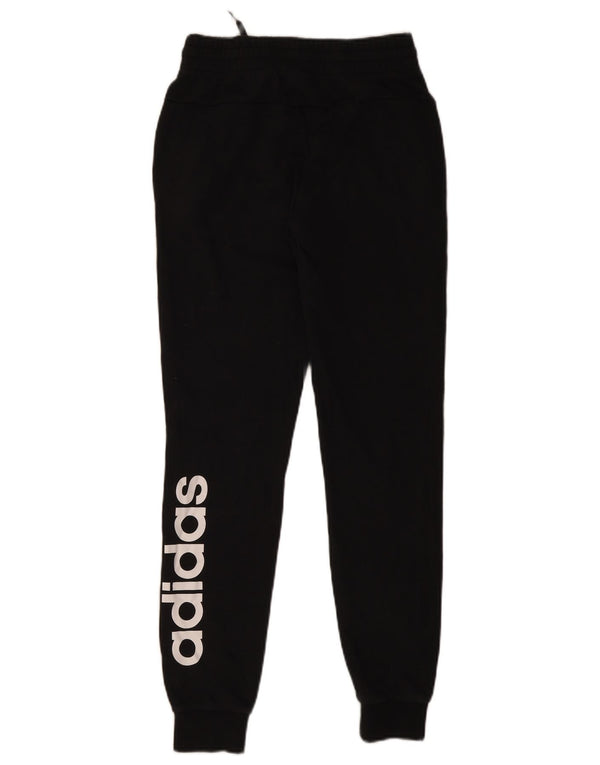 Pantaloni de trening cu grafic pentru femei Adidas Pantaloni de jogging UK 4/6 XS Bumbac negru