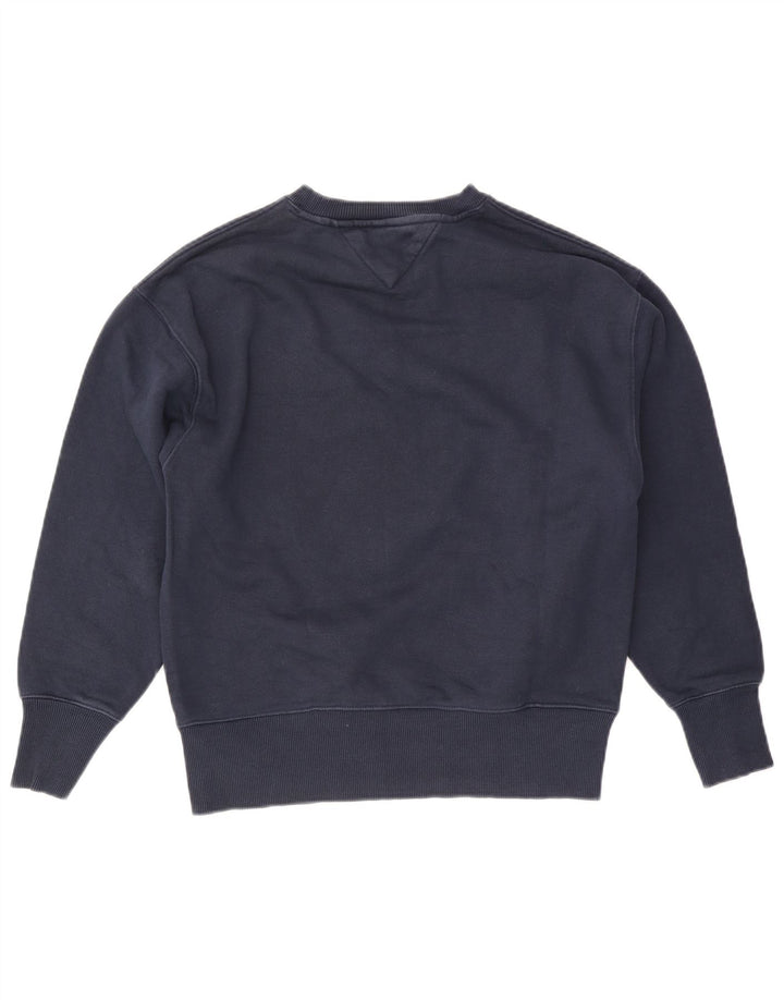 Hanorac pentru bărbați Tommy Hilfiger Pulover mic din bumbac bleumarin