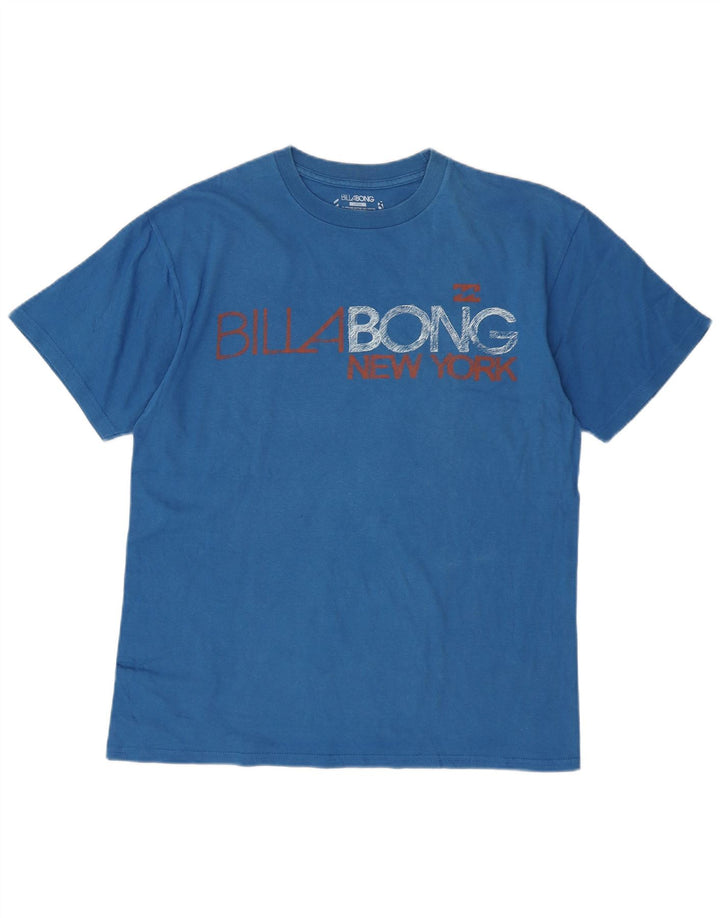 Tricou grafic BILLABONG pentru bărbați Top mare, albastru, bumbac