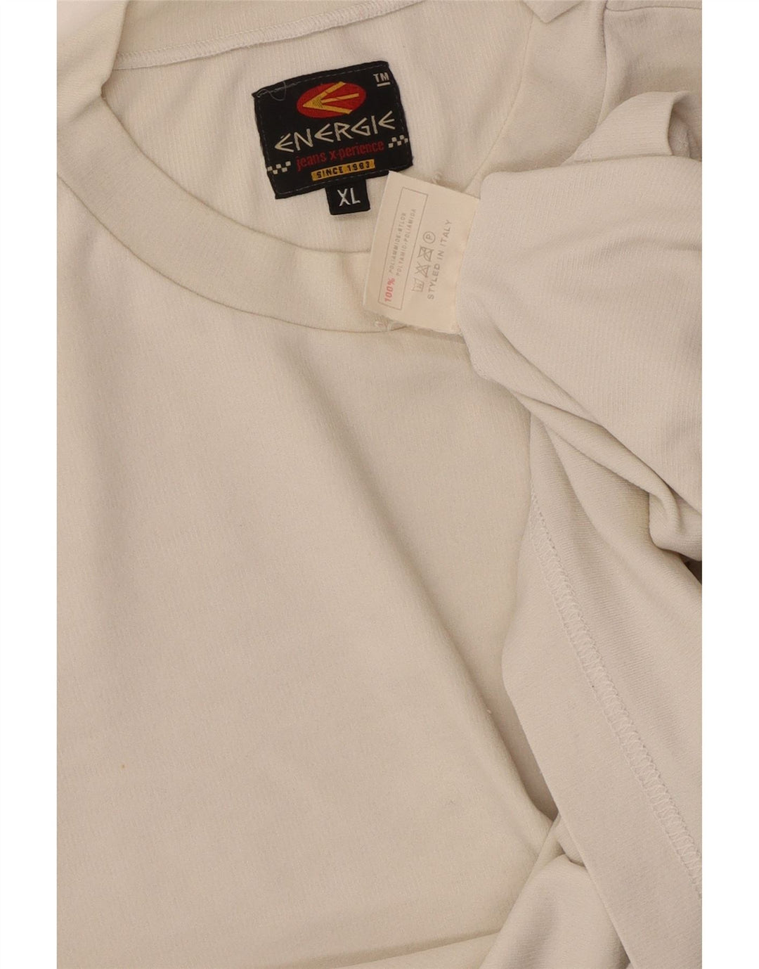 ENERGIE Tricou grafic pentru femei Top UK 18 XL Poliamidă albă