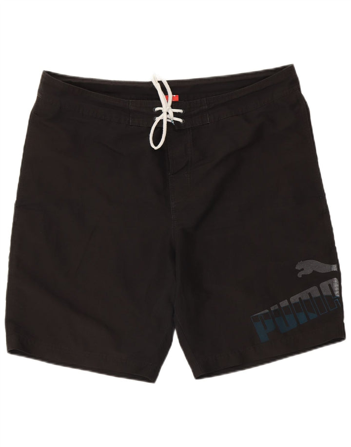 Pantaloni scurți de înot Puma pentru bărbați, mari, negru