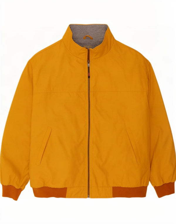 Jachetă vintage pentru bărbați, cu tăiere lentă, ruptură de vânt UK 42 XL, galben Colorblock