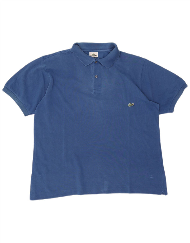 Tricou polo pentru bărbați Lacoste Mărimea 6 XL Bumbac albastru