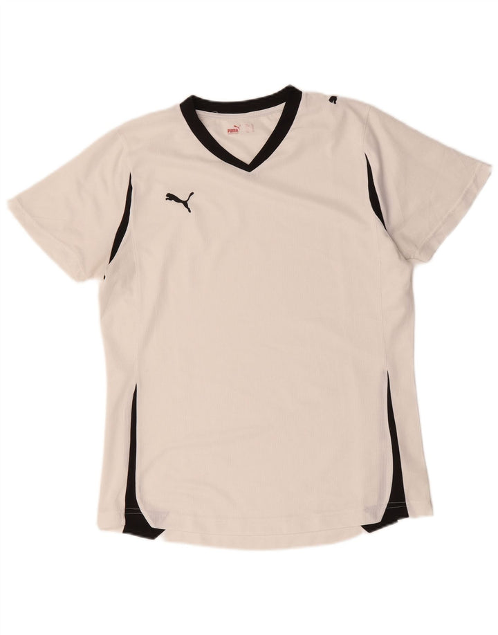 Tricou pentru femei Puma, UK 16, mare, alb, din poliester