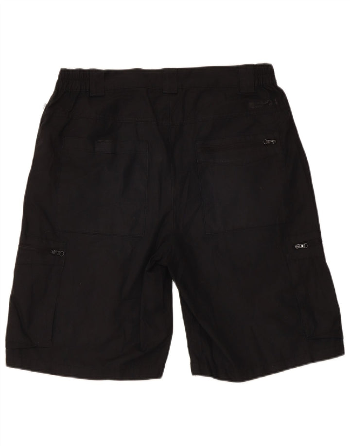 Pantaloni scurți cargo pentru bărbați Mountain Warehouse W30 Poliester mediu negru