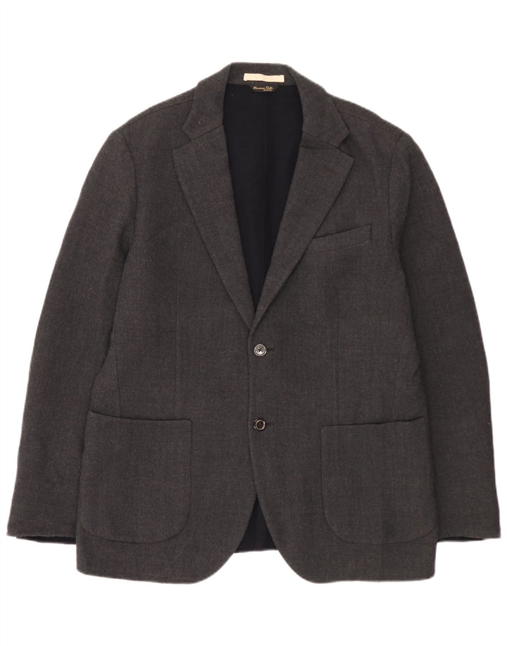 Blazer Massimo Dutti pentru bărbați, cu 2 nasturi, EU 52, mare, gri