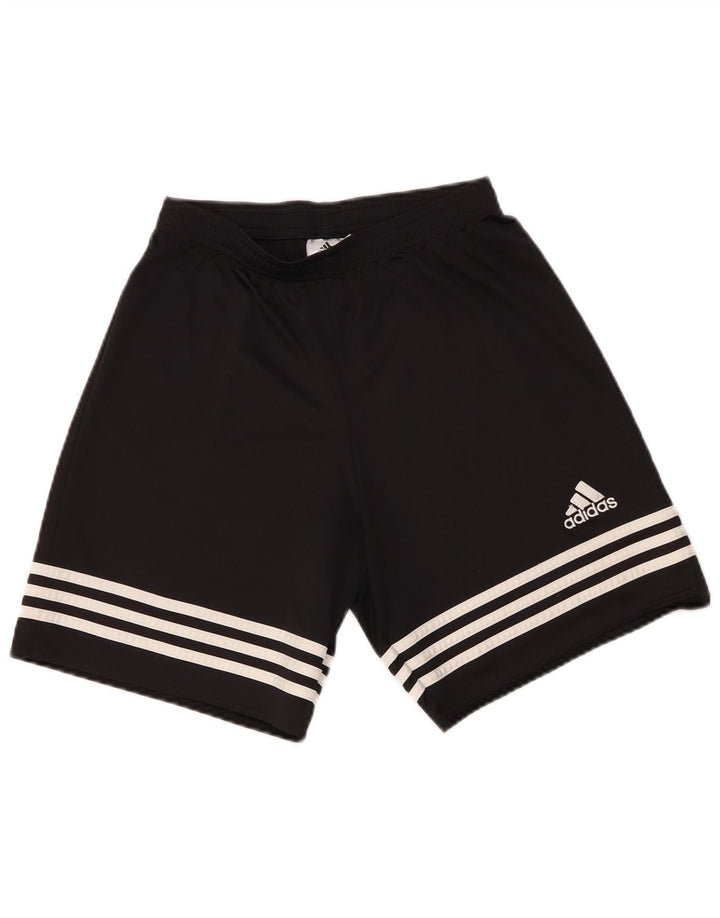 Pantaloni scurți sport adidas Climalite pentru bărbați, poliester negru mic
