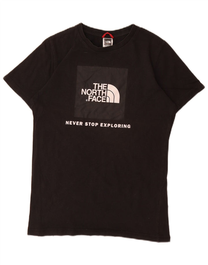 Tricou grafic pentru băieți THE NORTH FACE Top 14-15 ani XL bumbac negru