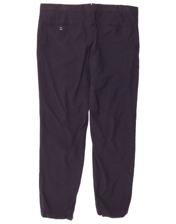 Massimo Dutti Pantaloni subțiri pentru bărbați EU 46 XL W36 L29 Lână bleumarin