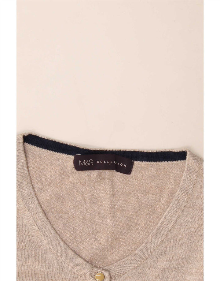 Pulover cardigan pentru femei Marks & Spencer UK 14 gri mediu