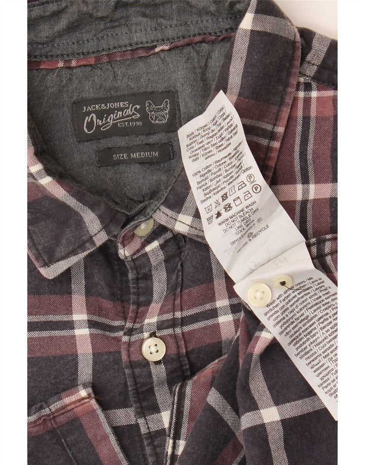 Cămașă pentru bărbați Jack & Jones, bumbac cu carouri, multicoloră, medie