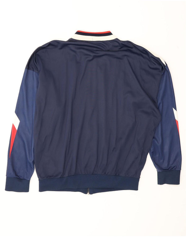 Umbro Mens Cagliari 1990-1991 Trening Top Jacket Mare Bleumarin