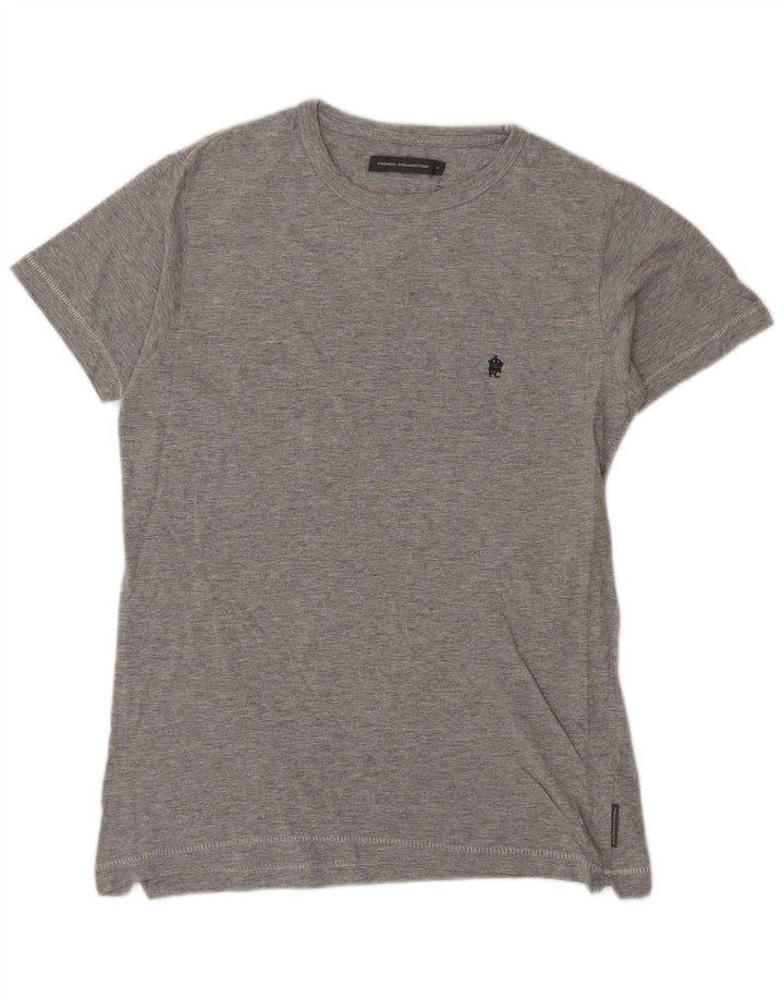 Tricou pentru femei French Connection Top UK 10 Small Grey Bumbac